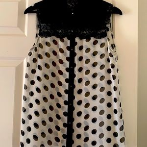 Flowy Button Down Tank Great Condition